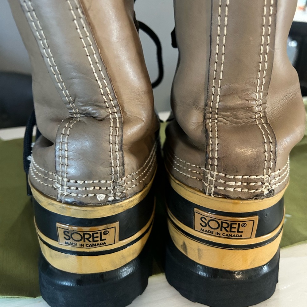 Sorel Brown and Yellow Men's Boots